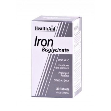 Iron Bisglycinate  Iron & Vit. C 30 tabs  Μέταλλα